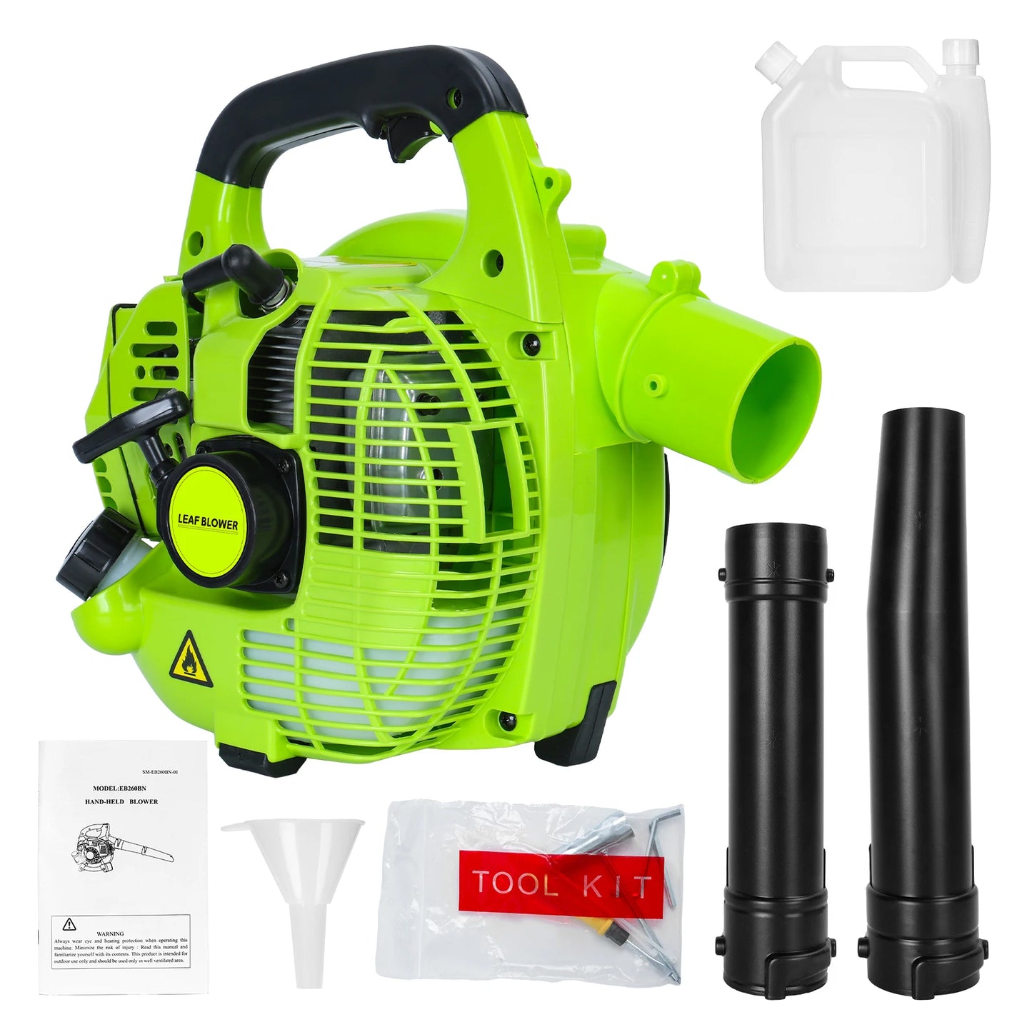 26cc Gas Powered Handheld Leaf Blower 380 CFM For Lawn Care