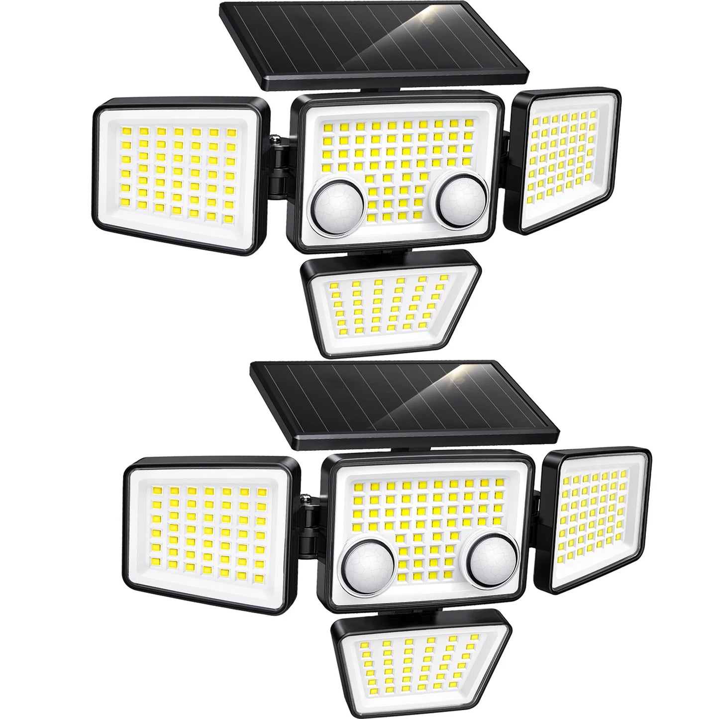 Solar Outdoor Lights 3000LM 188 LED Motion Sensor Flood Security Lights for Backyard Patio