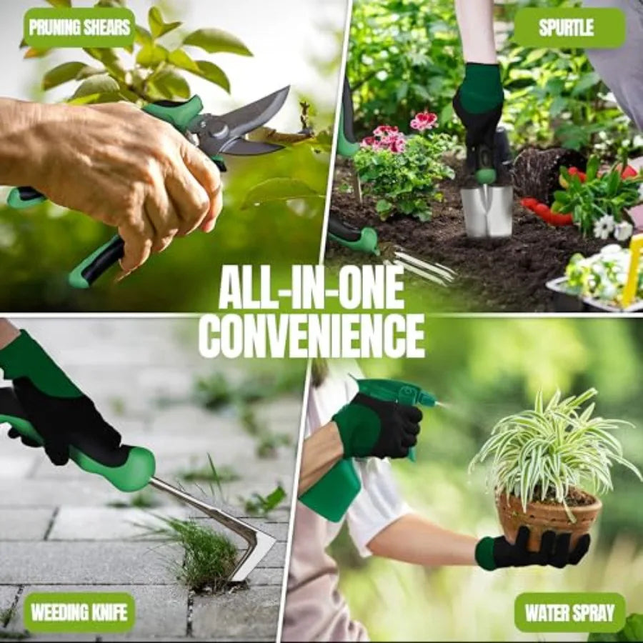 Heavy Duty Stainless Steel Garden Tool Set 11 Piece