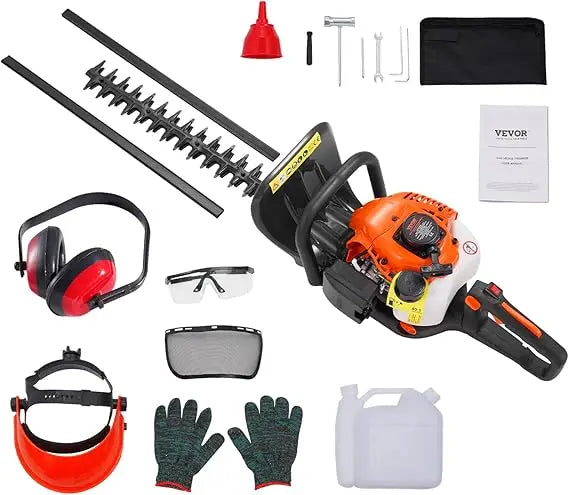 Gas Hedge Trimmer 26cc 23.2 Dual Sided Blade Lightweight