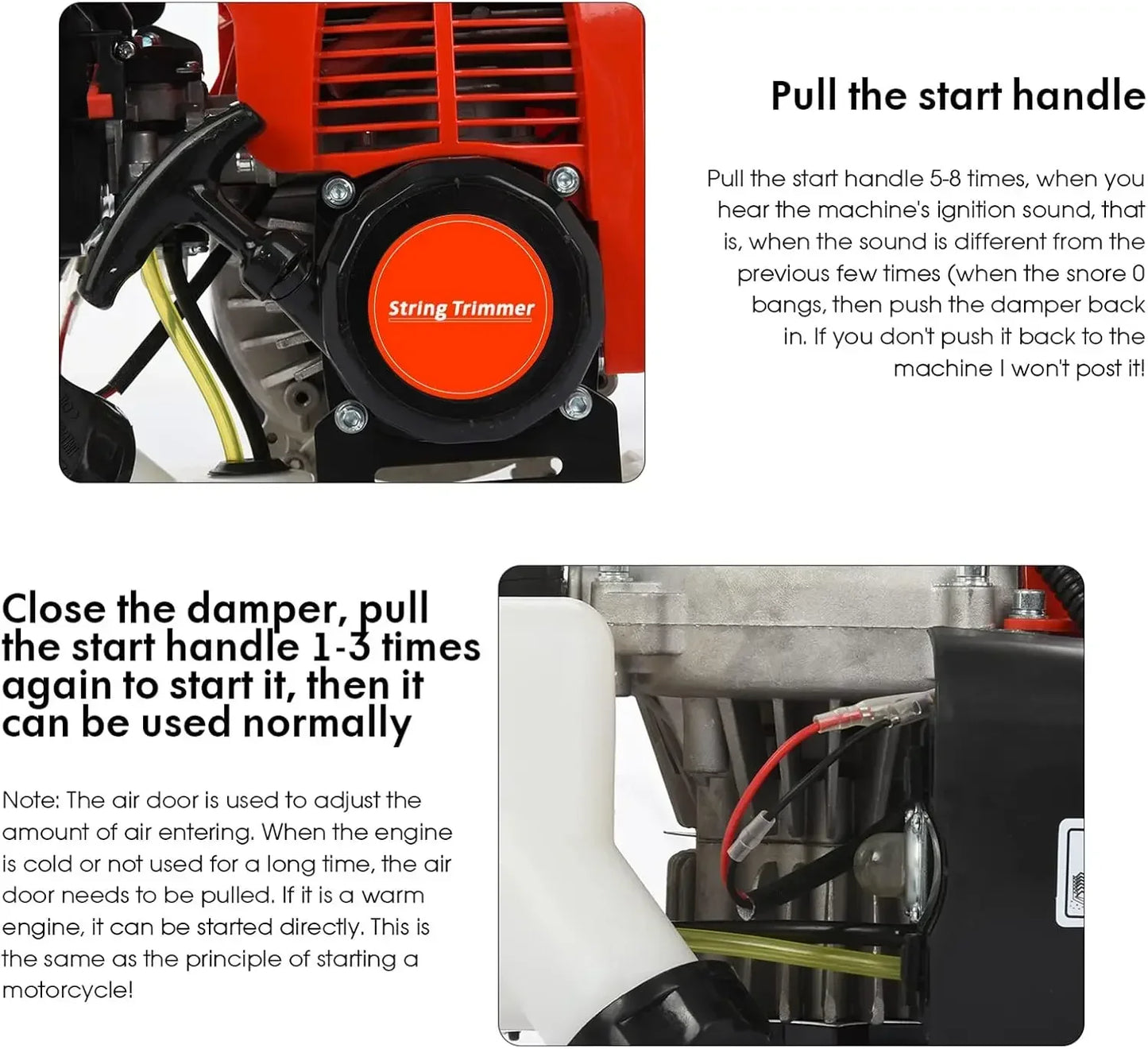 5 In 1 Lawn Mower Hedge Trimmer Chainsaw Brush Cutter