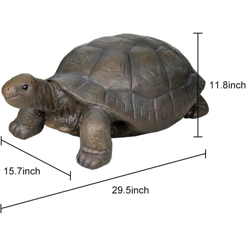 Turtle Garden Statues Concrete Lawn Decor Figurines