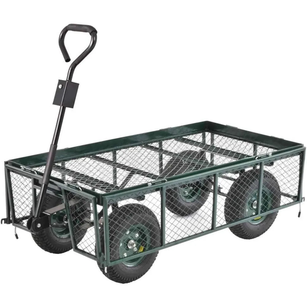 Sandusky Lee CW4824 Muscle Carts Steel Utility Garden Wagon 1000 lb Load Capacity 21-3/4 Inch Height x 48 Inch Length x 24 Inch Width