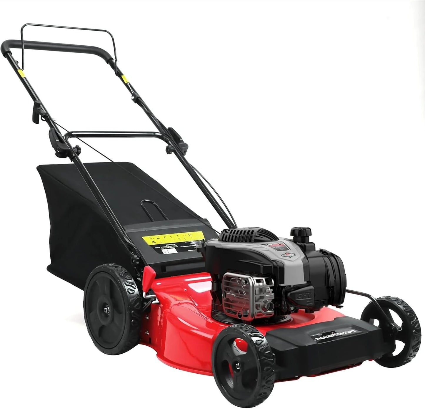 Gas Lawn Mower 21-Inch 170cc OHV Engine RWD 3-in-1 with Bagging 2024 Version Adjustable Mowing Height