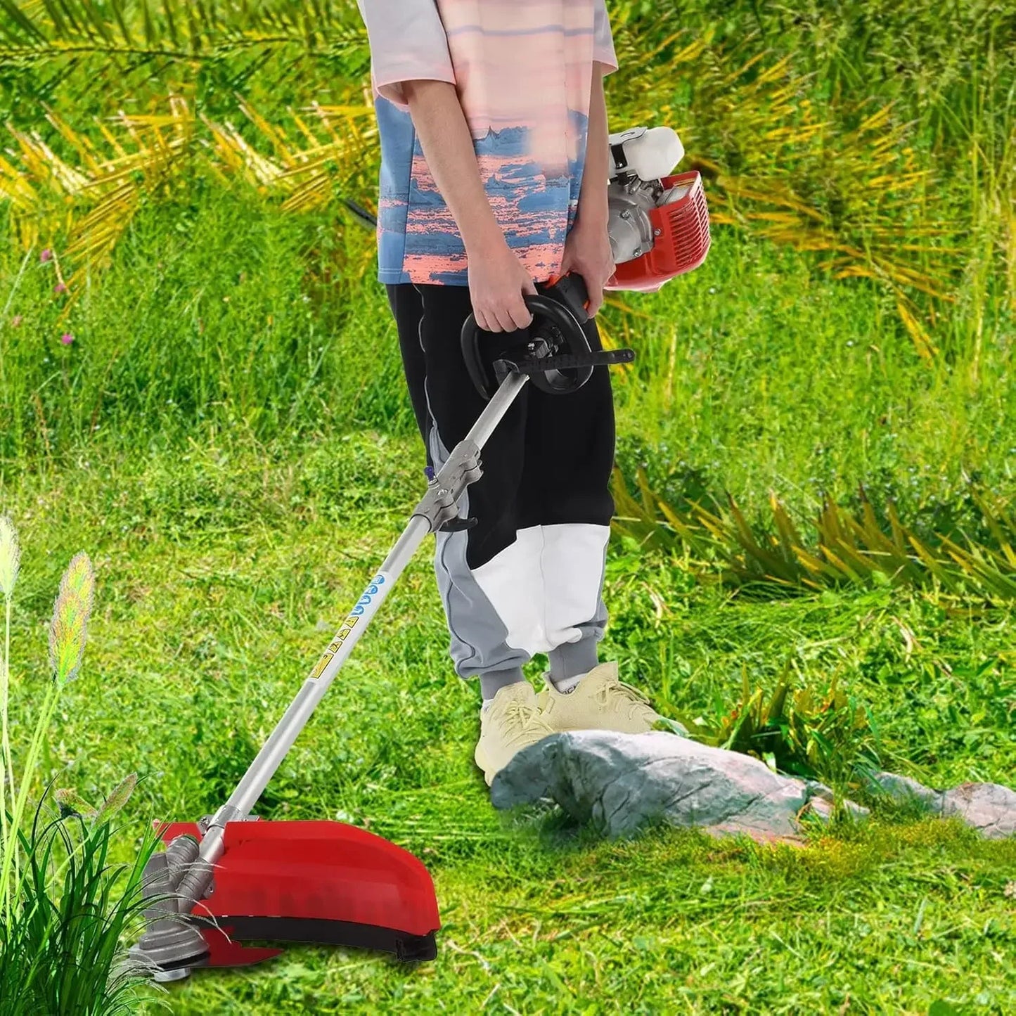5 In 1 Lawn Mower Hedge Trimmer Chainsaw Brush Cutter