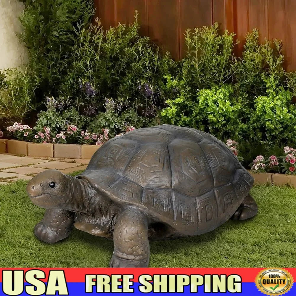 Turtle Garden Statues Concrete Lawn Decor Figurines
