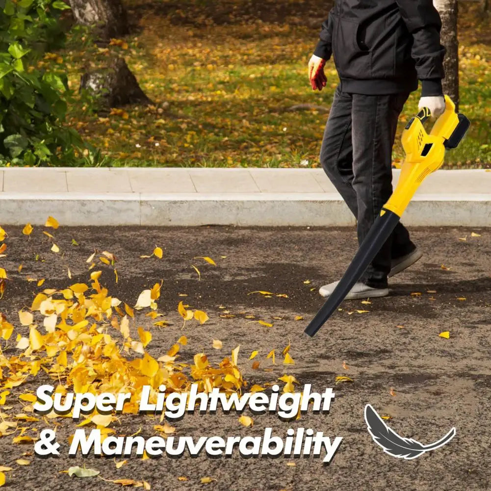 Cordless Electric Leaf Blower Powerful Motor High Speed