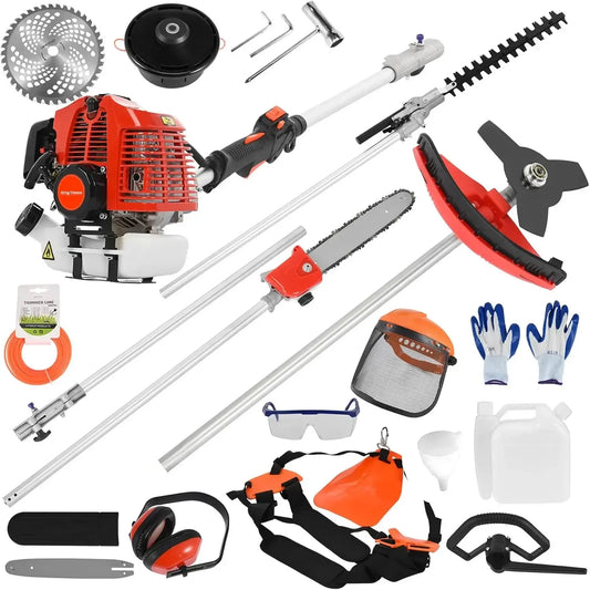 5 In 1 Lawn Mower Hedge Trimmer Chainsaw Brush Cutter