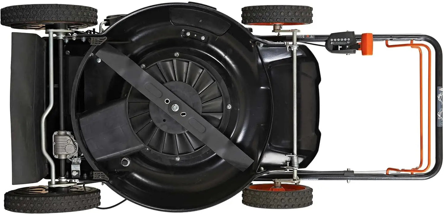 22 Inch 201cc Select Pace 6 Speed CVT Gas Lawn Mower Black