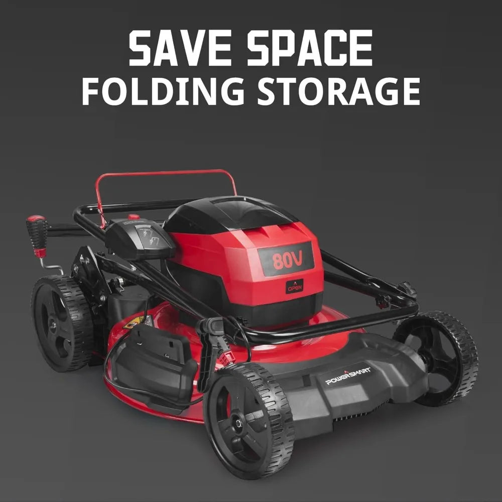80V MAX 21in. Cordless Push Lawn Mower, 3-in-1 Brushless Battery Lawn Mower with 6.0Ah Battery and Charger (DB2821)