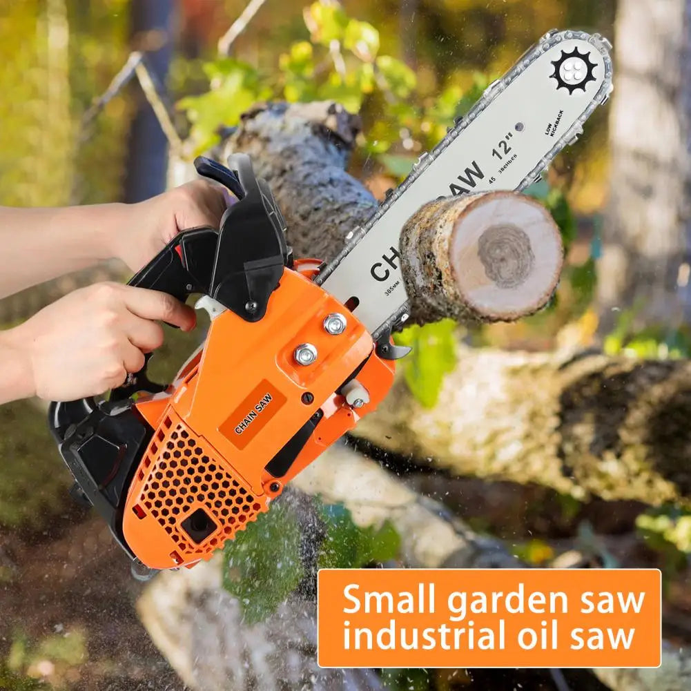 Two Stroke Portable Gas Chainsaw 25.4cc Handheld High Power