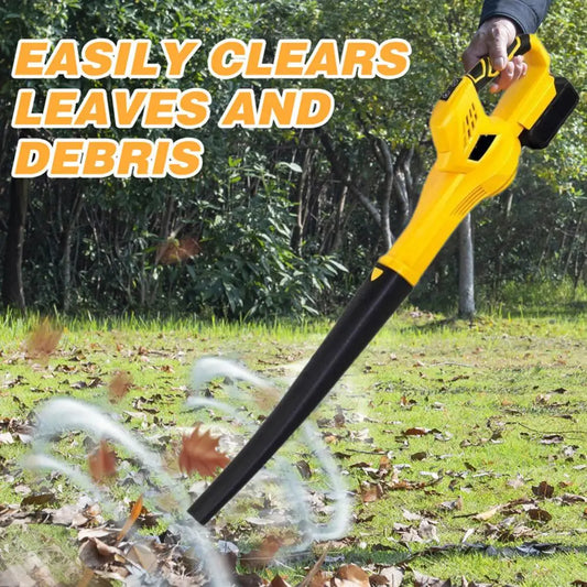 Cordless Electric Leaf Blower Powerful Motor High Speed