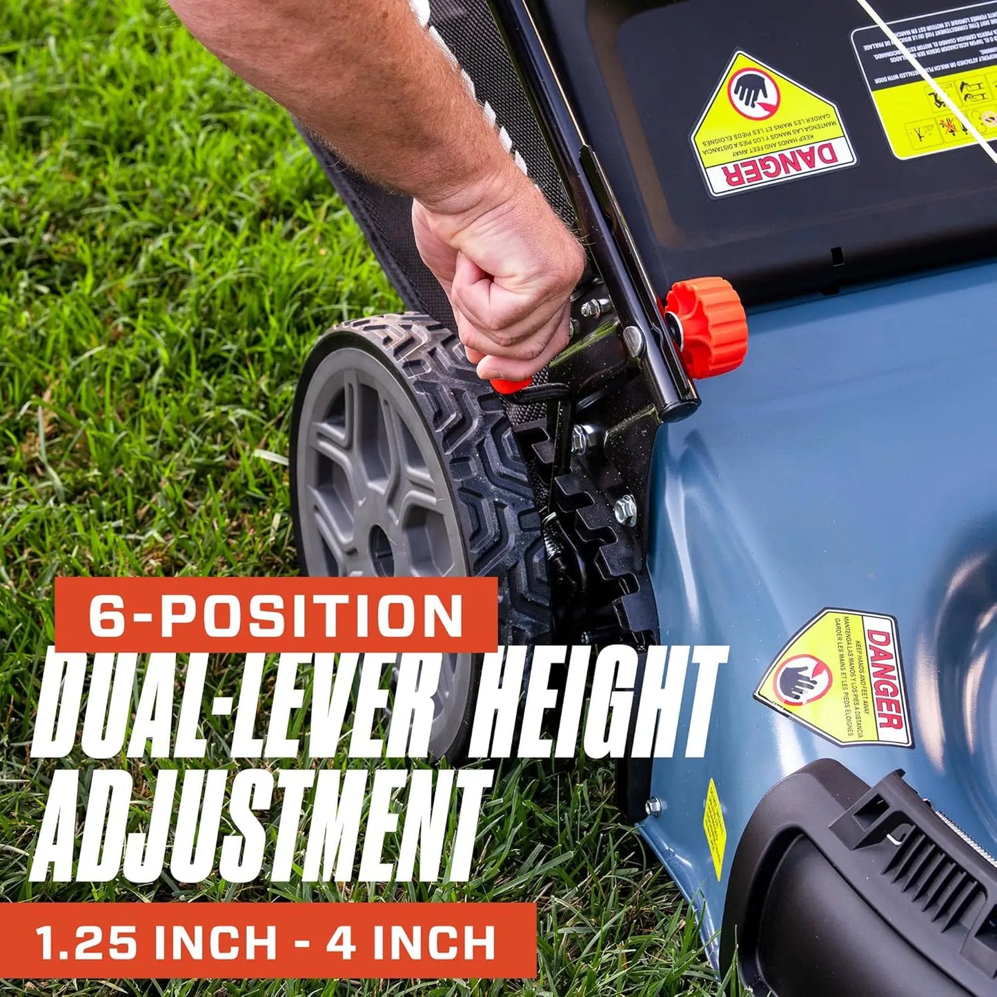 LSSG H1 22 Inch Self Propelled Gas Lawn Mower 163cc