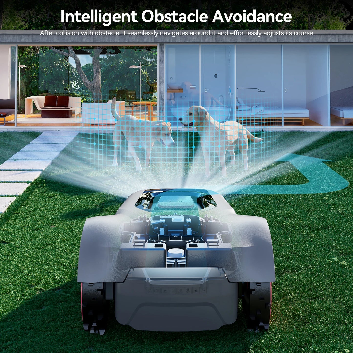 Redkey CTOF MGC500 Robot Lawn Mower With App Control