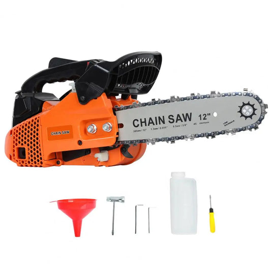 Two Stroke Portable Gas Chainsaw 25.4cc Handheld High Power