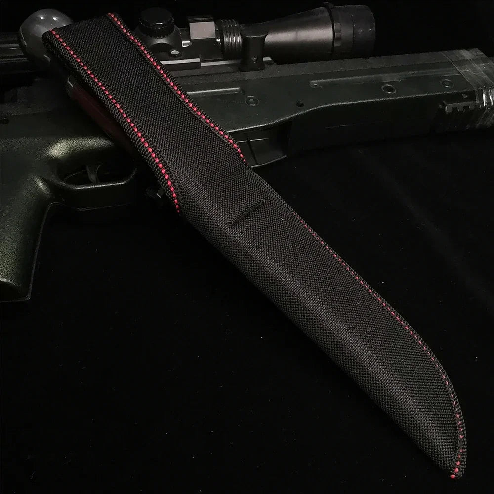 Stainless Steel Outdoor Hunting Knife With Nylon Cover