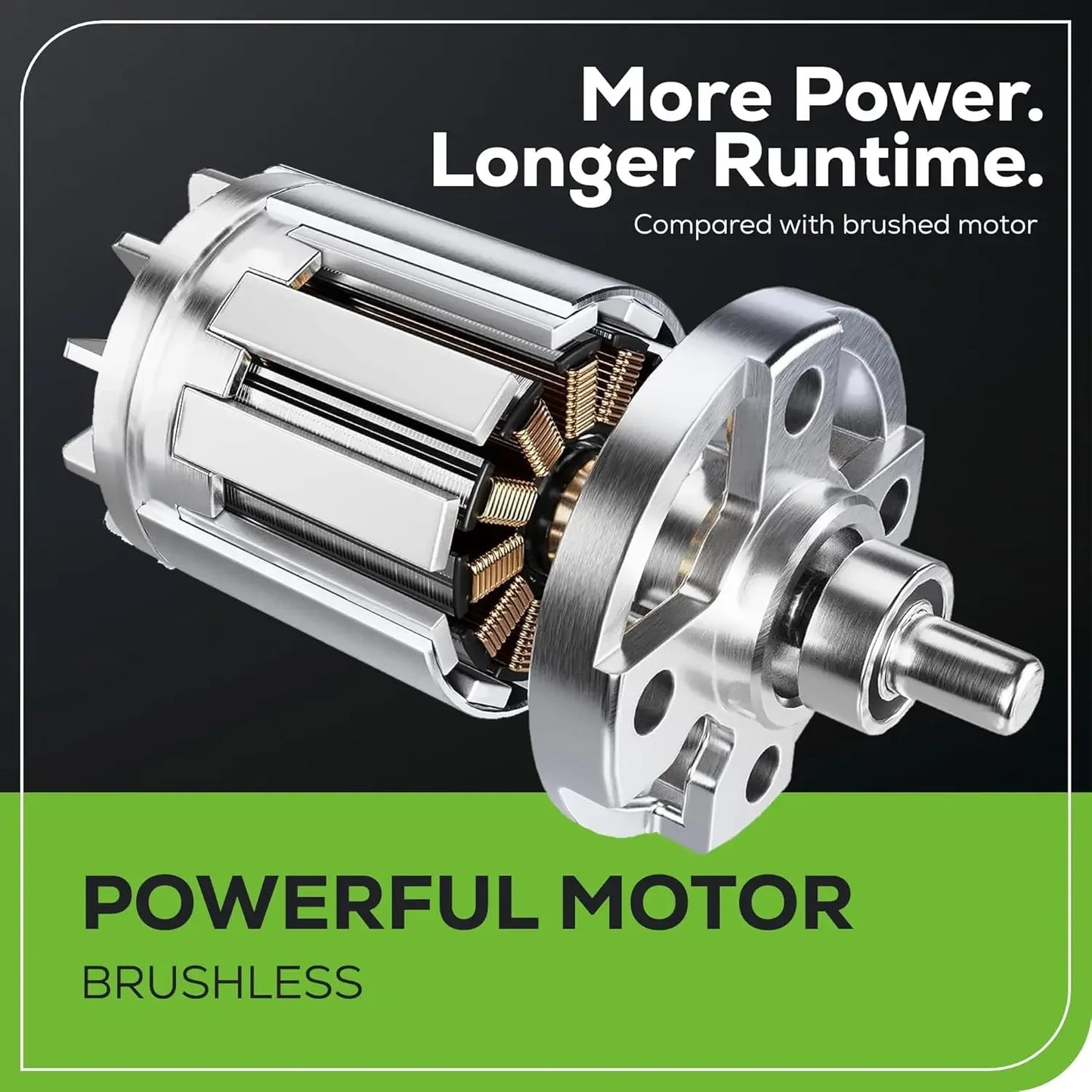 XMSJ 80V 21 Inch Brushless Cordless Mower Battery Included