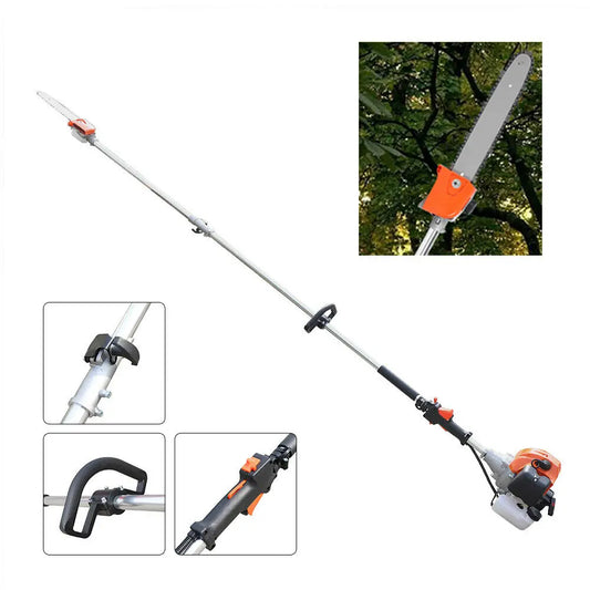 Pole Saw Split Shaft Chainsaw 52cc Gas Powered Pruner