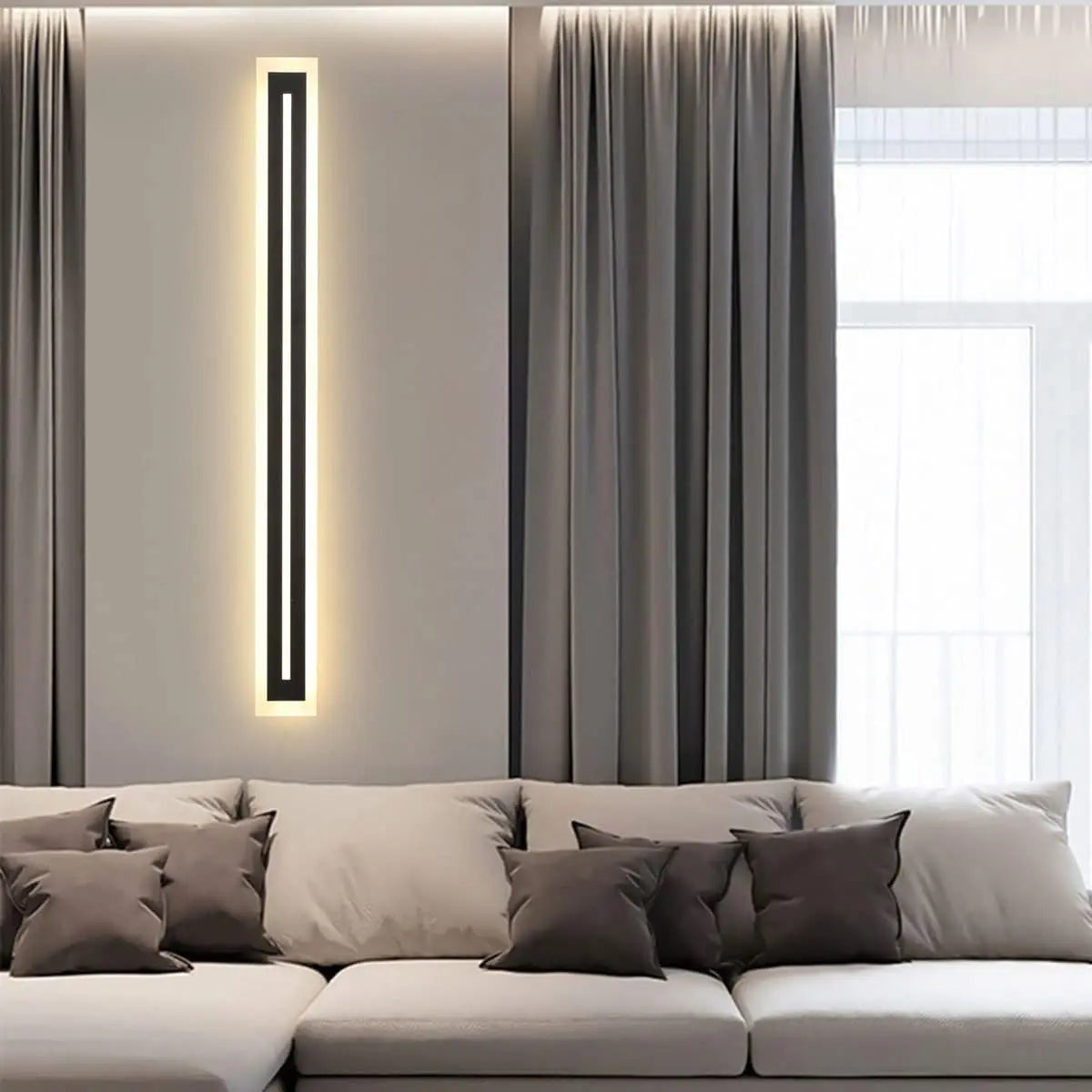 Outdoor Long Strip Frosted Acrylic LED Wall Sconce IP67
