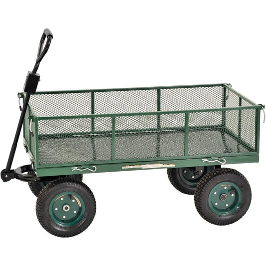 Sandusky Lee CW4824 Muscle Carts Steel Utility Garden Wagon 1000 lb Load Capacity 21-3/4 Inch Height x 48 Inch Length x 24 Inch Width