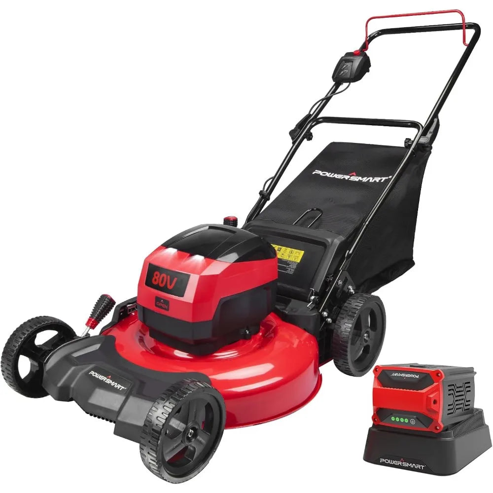 80V MAX 21in. Cordless Push Lawn Mower, 3-in-1 Brushless Battery Lawn Mower with 6.0Ah Battery and Charger (DB2821)
