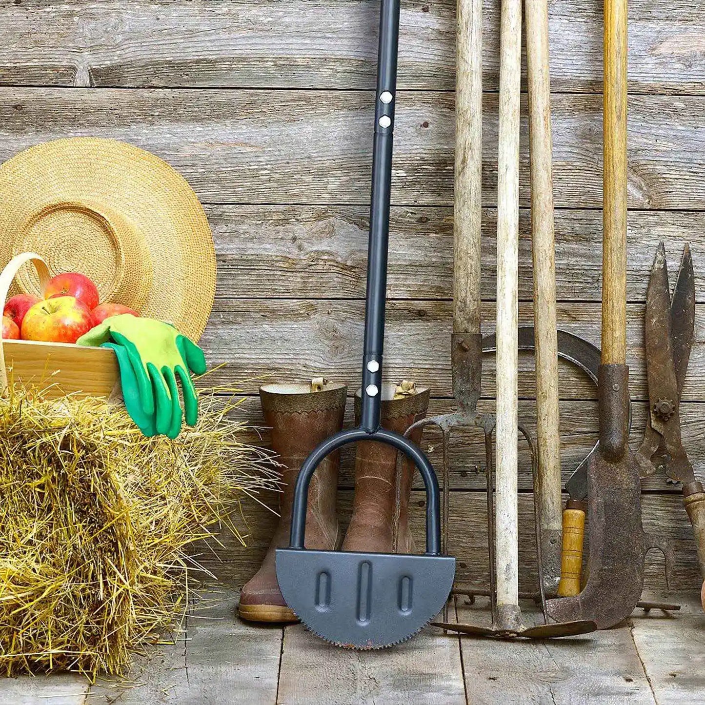 Half Moon Lawn Edger Carbon Steel Manual Trimming Shovel