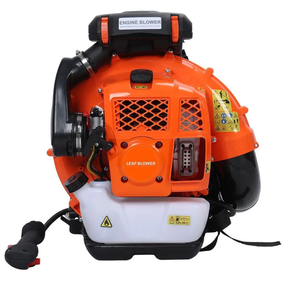80cc Backpack Gas Leaf Blower 900 CFM Powerful Clearing Tool