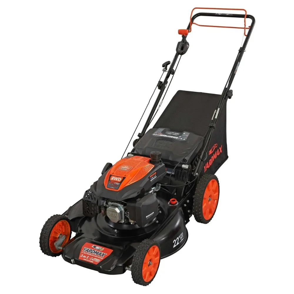 Six Speed CVT High Wheel RWD 3 In 1 Self Propelled Mower