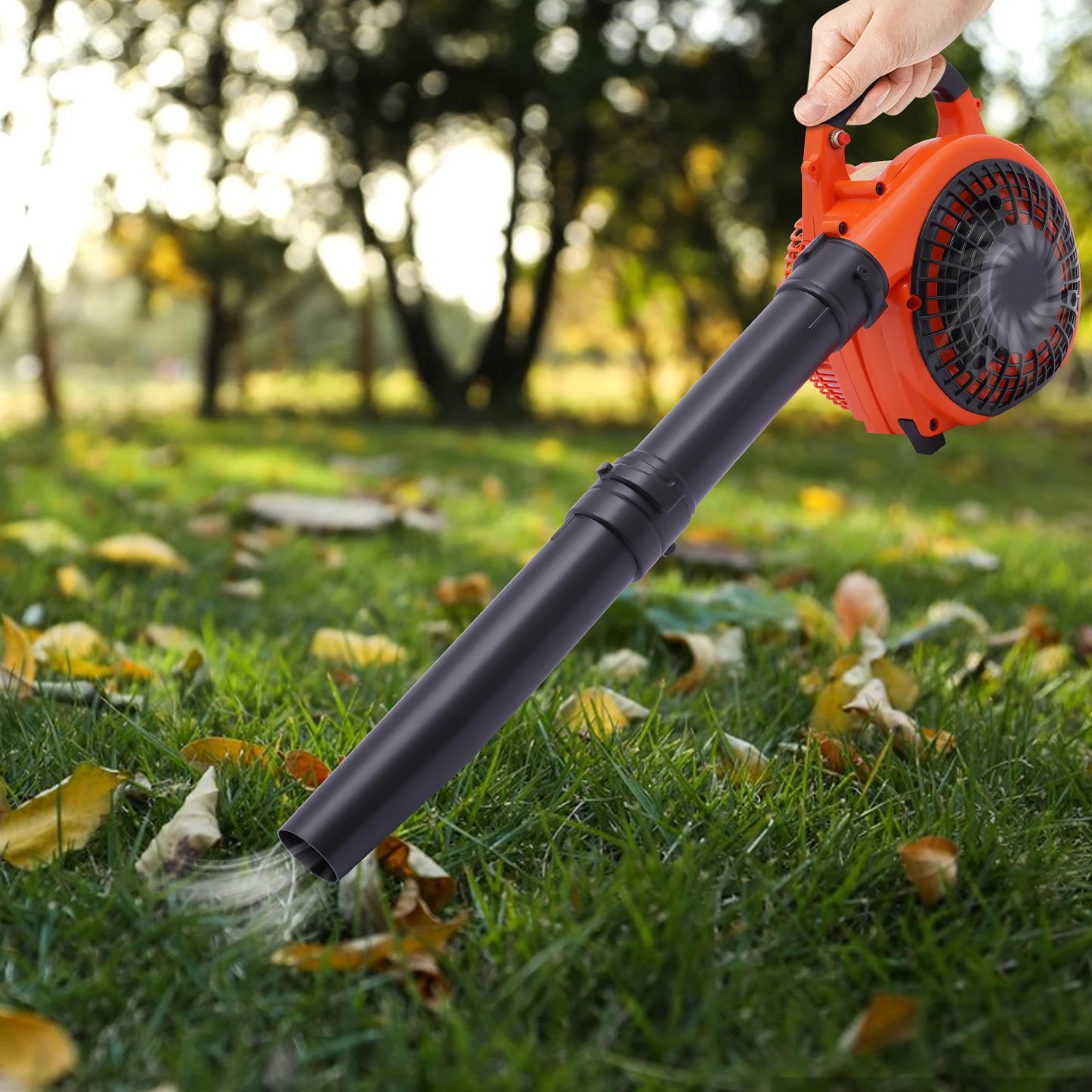 Gas Leaf Blower 25.4CC 2-Stroke Commercial Handheld Lawn Yard Cleaning Tool