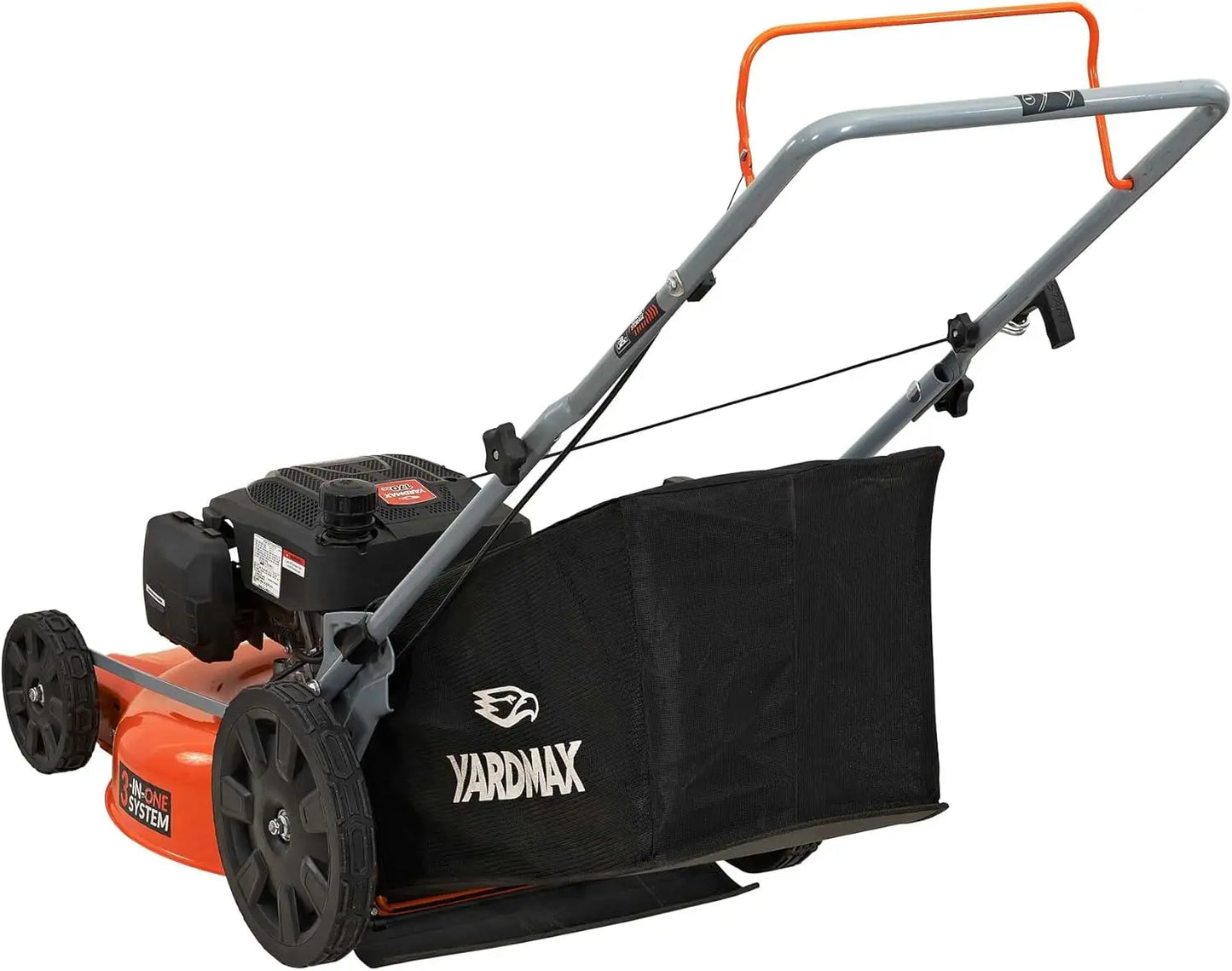 21 In 170cc Gas Walk Behind Lawn Mower 3 In 1 Rear Wheels
