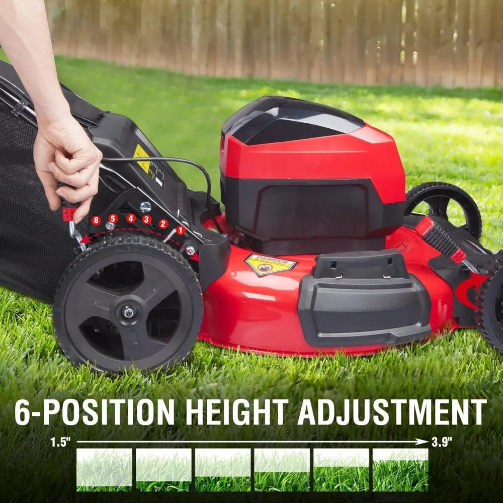 80V MAX 21in. Cordless Push Lawn Mower, 3-in-1 Brushless Battery Lawn Mower with 6.0Ah Battery and Charger (DB2821)