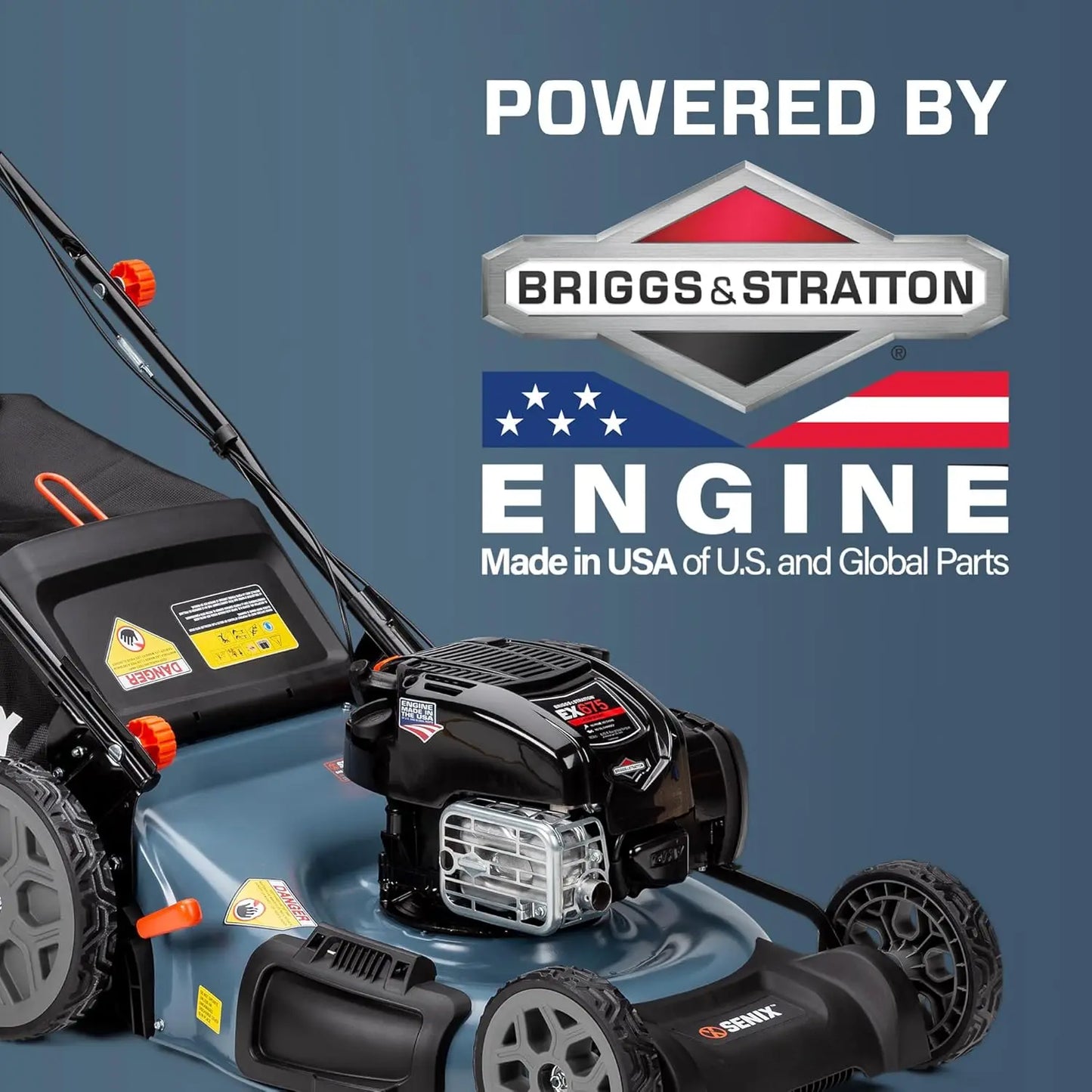 LSSG H1 22 Inch Self Propelled Gas Lawn Mower 163cc