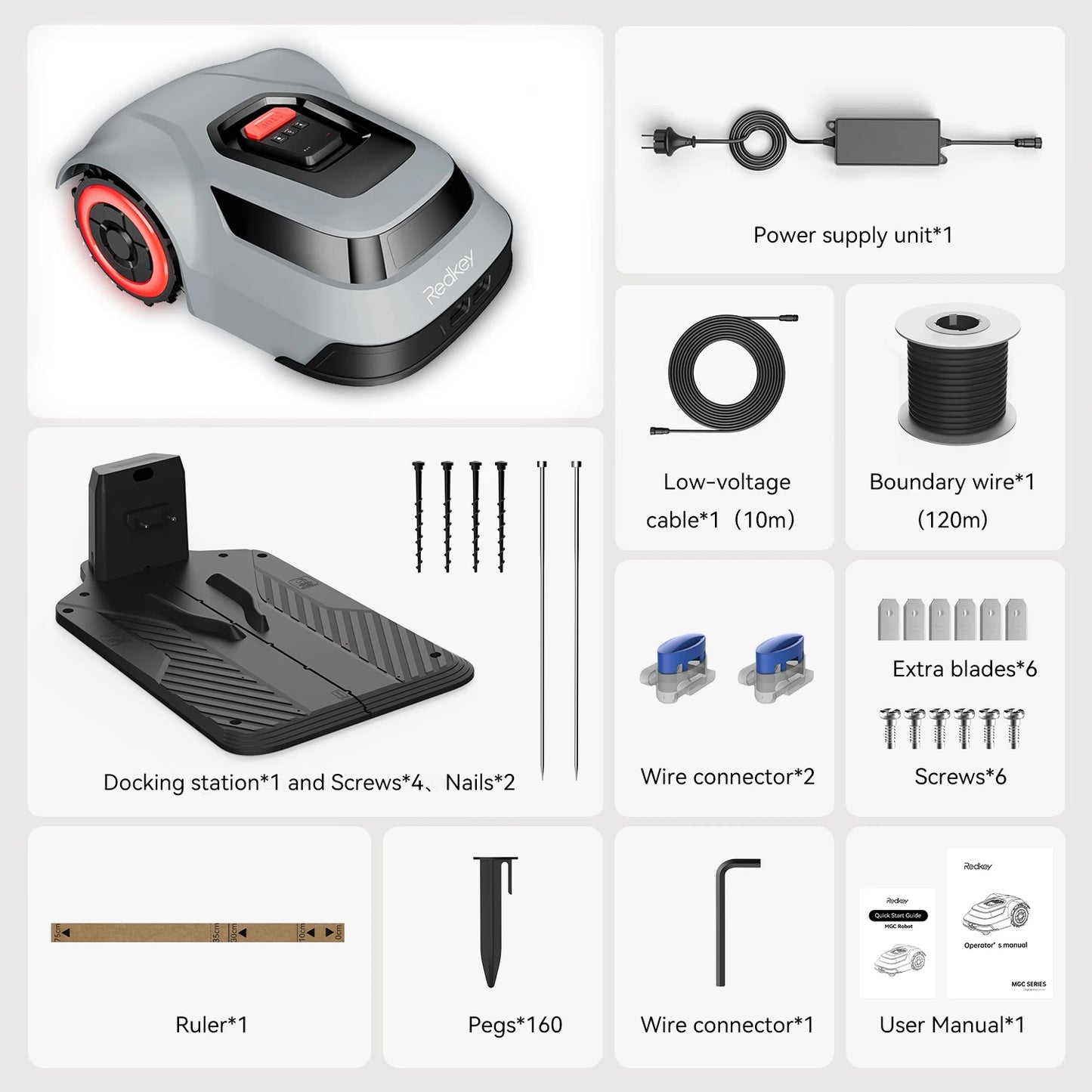 Redkey CTOF MGC500 Robot Lawn Mower With App Control