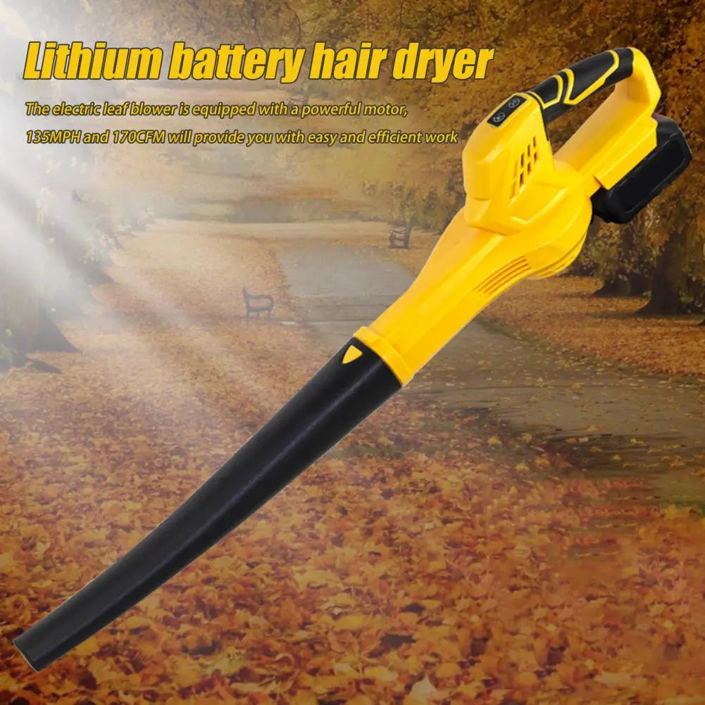 Cordless Electric Leaf Blower Powerful Motor High Speed