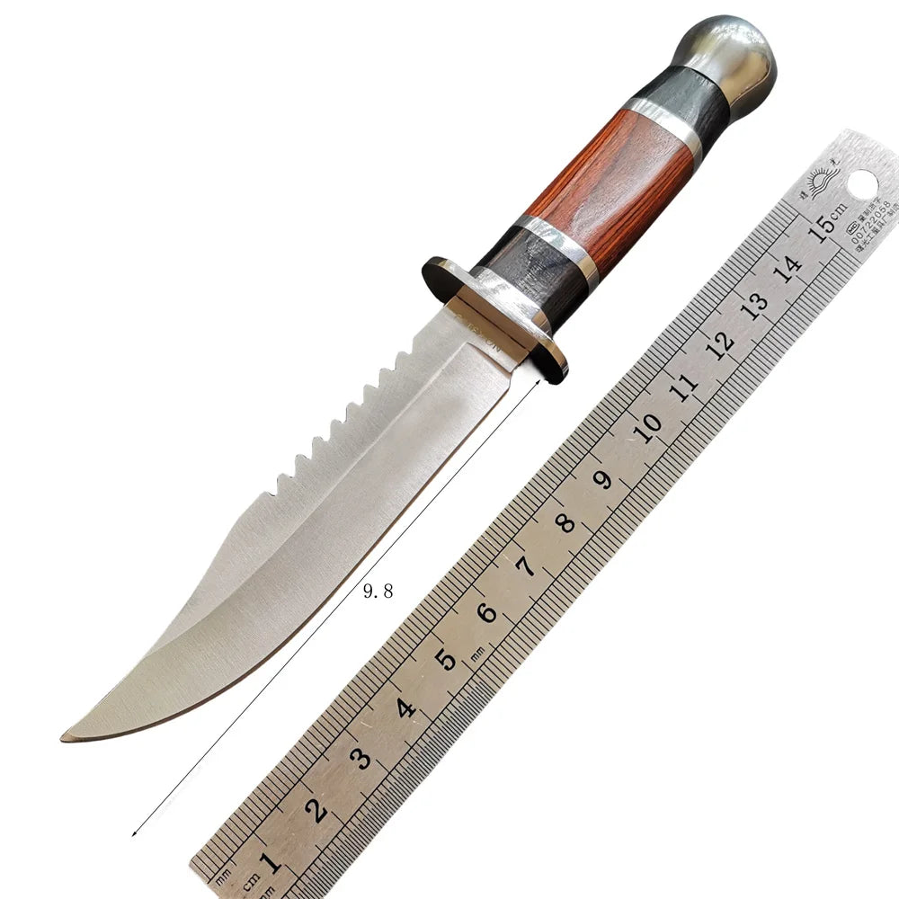 Stainless Steel Outdoor Hunting Knife With Nylon Cover