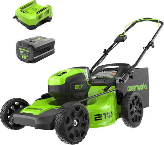 80V 21 Inch Brushless Cordless Lawn Mower Battery Included