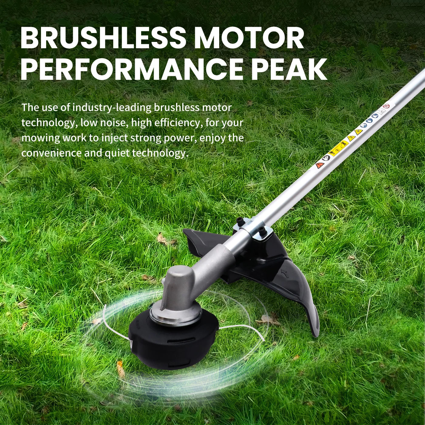 1000W 2-in-1 Cordless Lawn Mower 40V Telescopic Carbon 16inch 3-Speed Edge Trimmer and Weed Cutter 4.0Ah Battery and Charger
