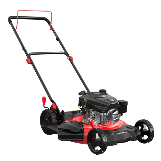 PowerSmart 21 Inch Gas Lawn Mower 144cc Mulching Discharge