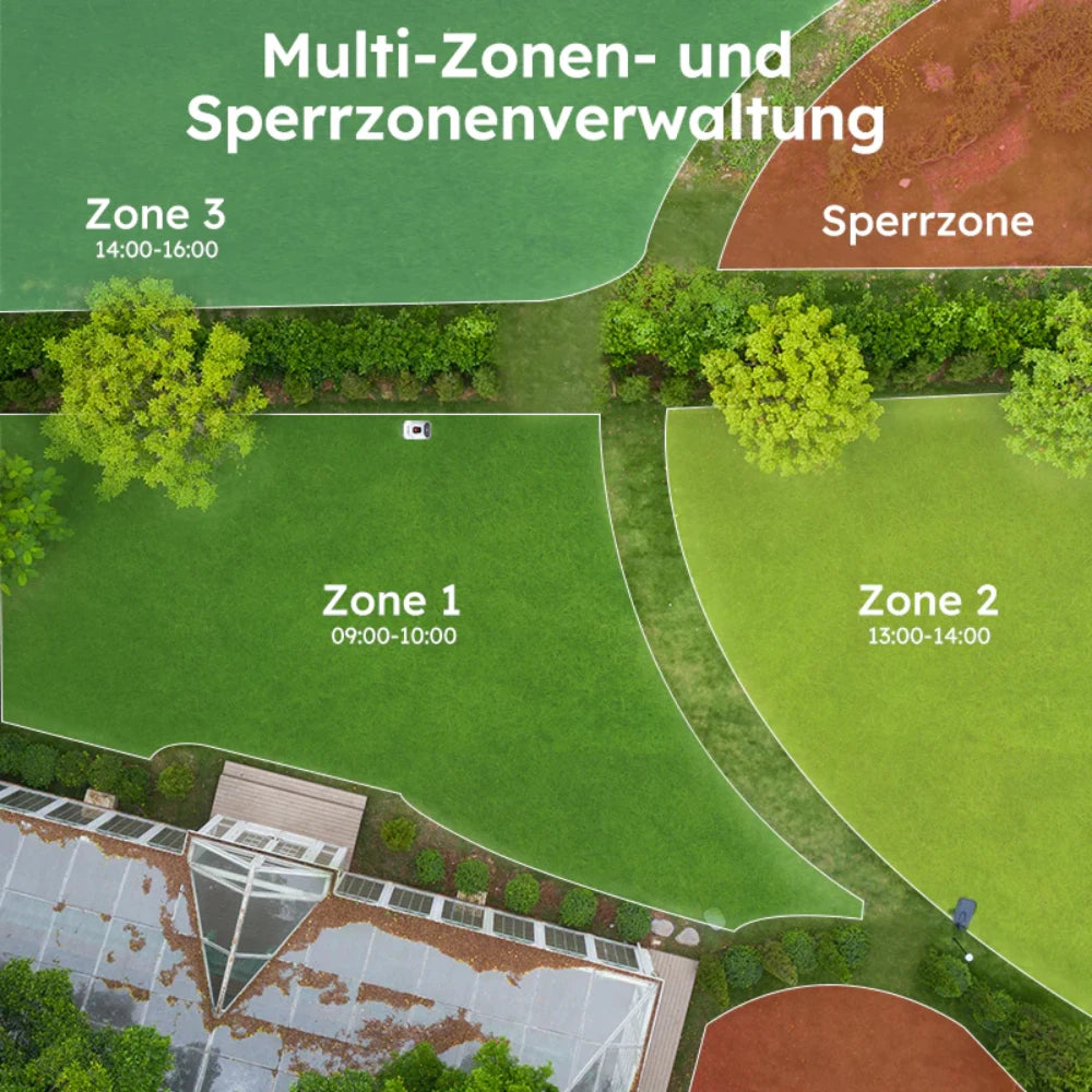 Anthbot Genie 600 AI Wireless Robotic Lawn Mower With RTK And 4 Camera Vision