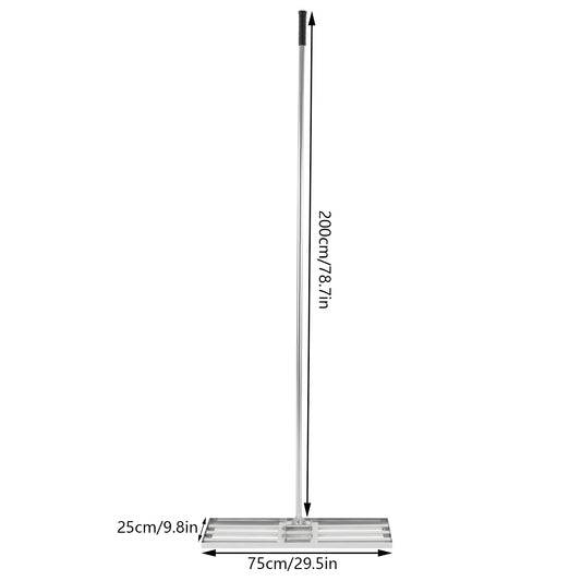 Lawn Leveling Rake Adjustable 50 to 180cm Handle Rotation