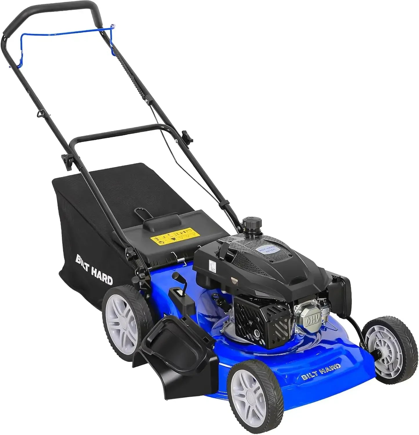 21 Inch Gas Powered Lawn Mower 201cc Engine 3 In 1 Bagging