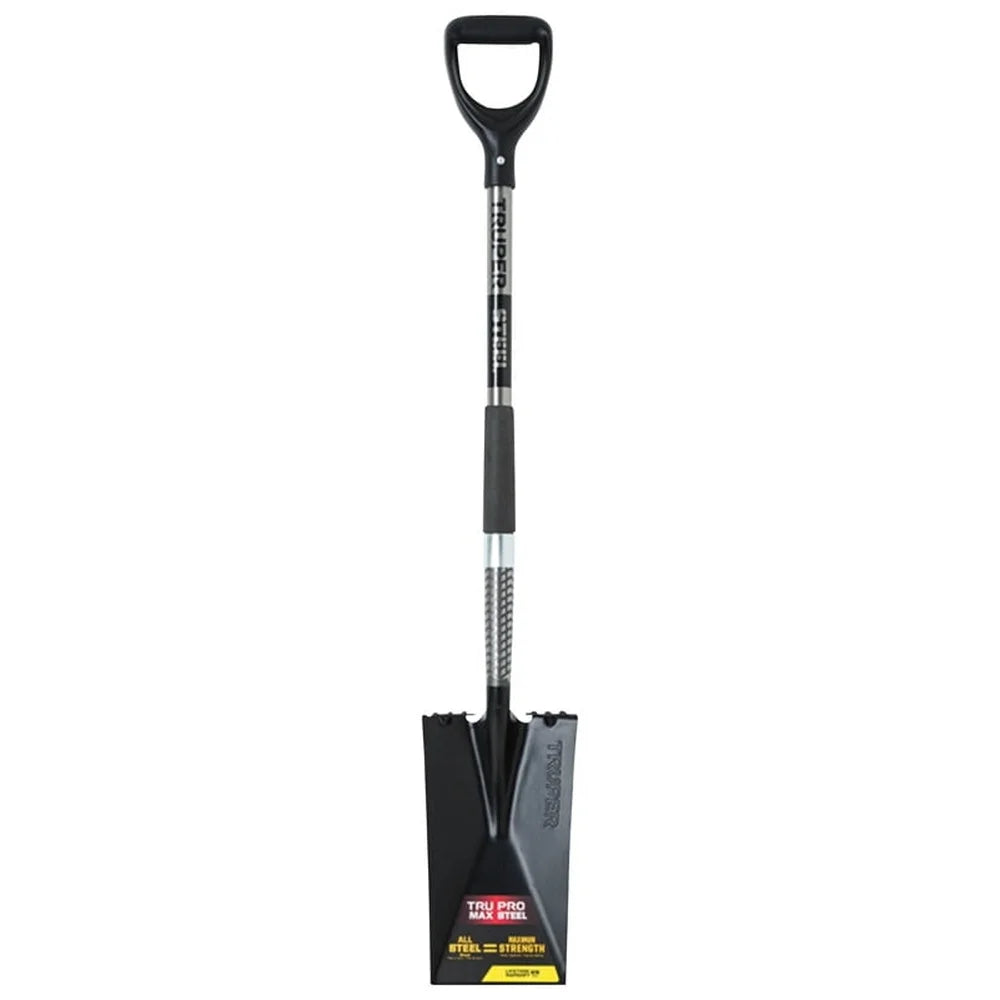 D Handle Garden Spade Steel Tool Lawn and Garden Border Spade with Coated Blades 42 Inch Overall Length Heavy Duty