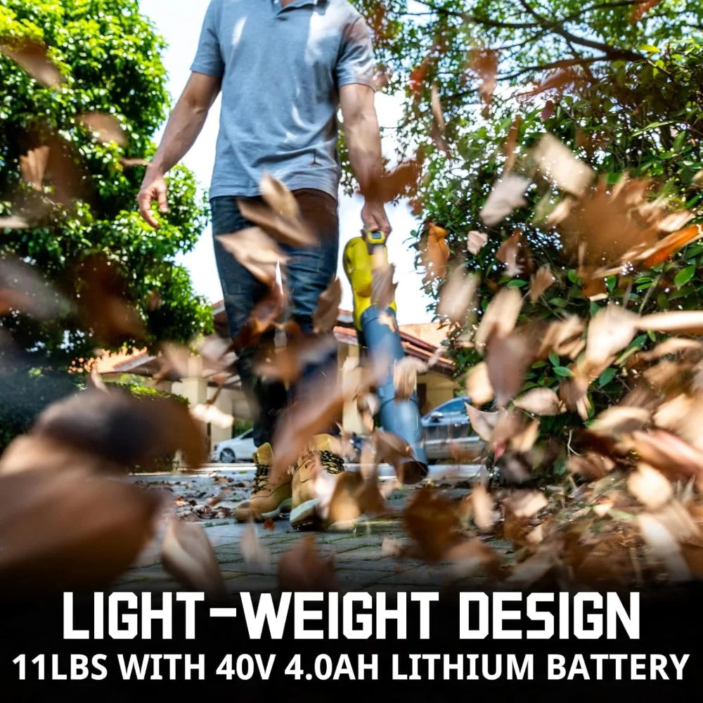 40V Cordless Lawn Mower and Leaf Blower Combo Set